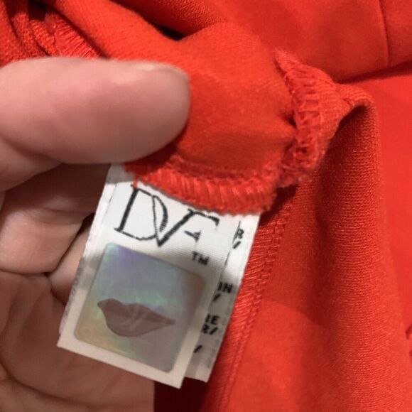 Dian Von Furstenberg DVF | Dress Jeannie Red Fit Flare Sleeveless Short- Size 2 - Picture 7 of 9